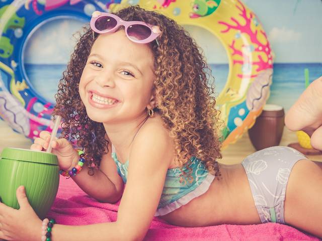 Infantil de Ensaio Verão