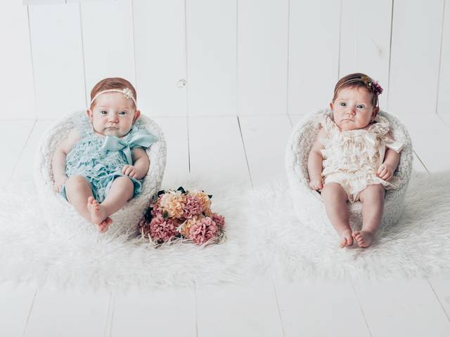 Acompanhamento do Bebê de Ensaios Gêmeas - Analu e Eduarda