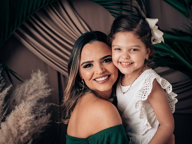 Família de Ensaio mãe e filha