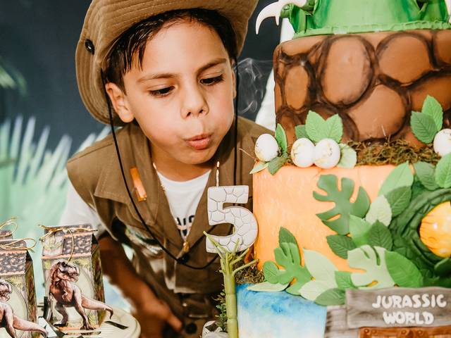 Festa Infantil de Matheus faz 5 | Jurassic Park!