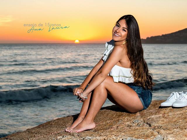 Book 15 Anos de Book de 15 anos - Ana Laura | Praia de Garopaba - SC