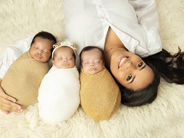 Newborn de Bella, Antônio e João, 45 dias