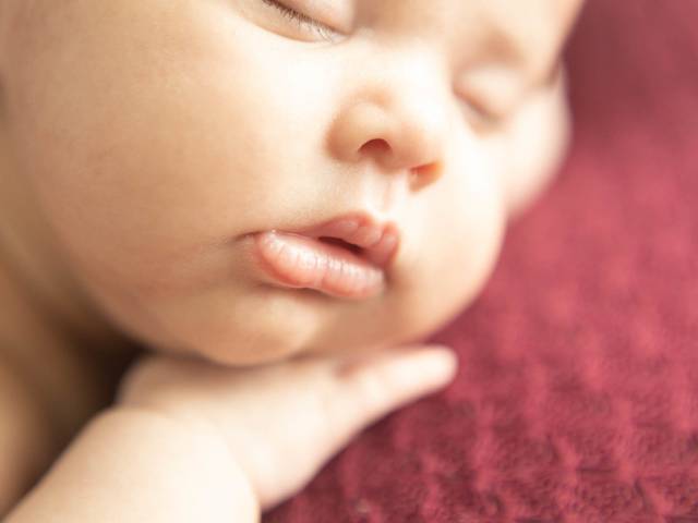 Newborn de Cecília, 45 dias