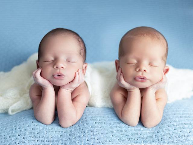 Newborn de Jorge e Miguel, 14 dias