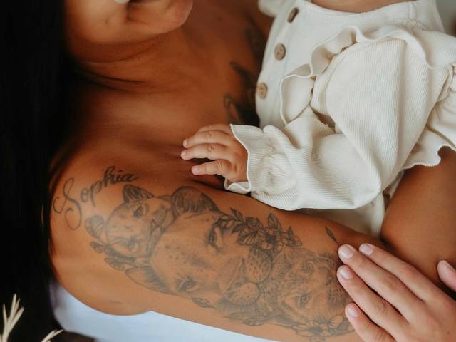 Família de Colo de mãe - Fai e Sophia