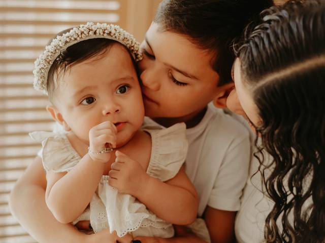 Família de Laços de Amor - Raquel, Brayan e Maria 