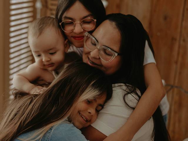 Família de Laços de Amor - Rapha, Geovana, Manu e Lorenzo