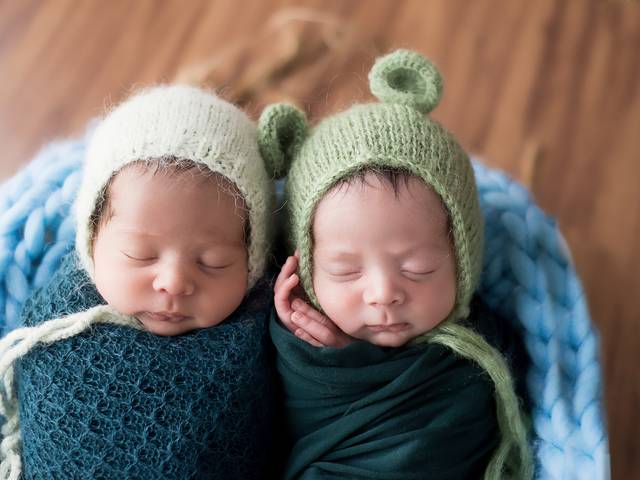 Newborn de  Davi e Miguel 15 dias