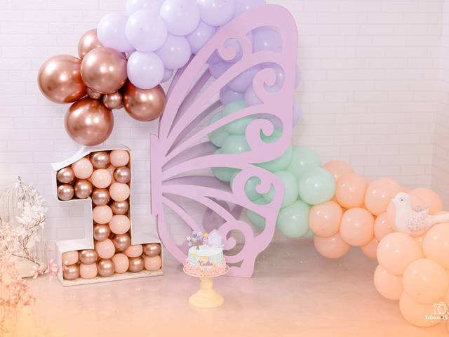 Smash the cake ou fruit de Jardim Encantado - Borboleta