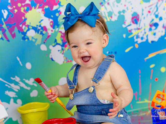 Acompanhamento do bebê e Kids de Ana Laura ficou encantada com oficina de arte:)