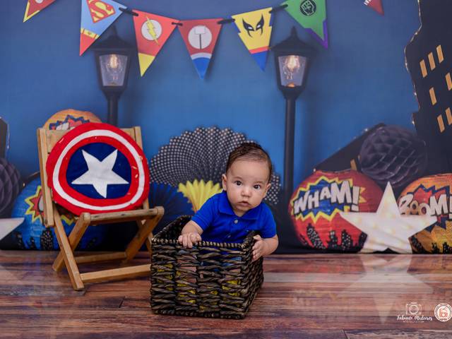 Acompanhamento do bebê e Kids de Super Herói mais fofooooo 