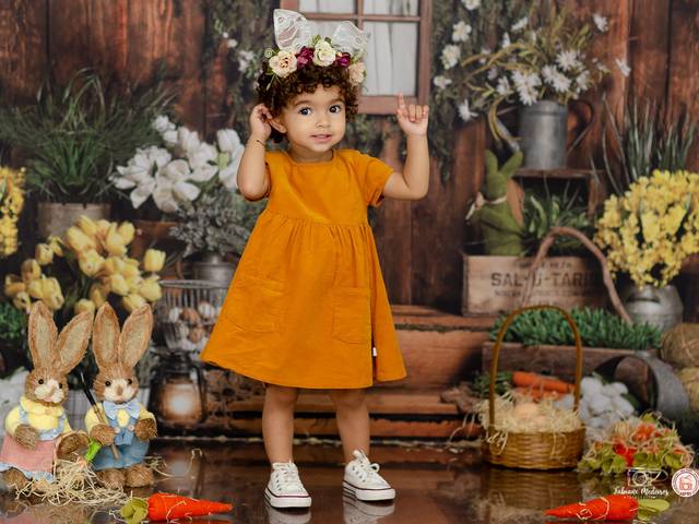 Ensaio de datas comemorativas de Páscoa da Letícia :)