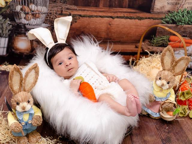 Ensaio de datas comemorativas de Páscoa do Lorenzo