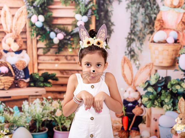 Ensaio de datas comemorativas de Páscoa Encantada