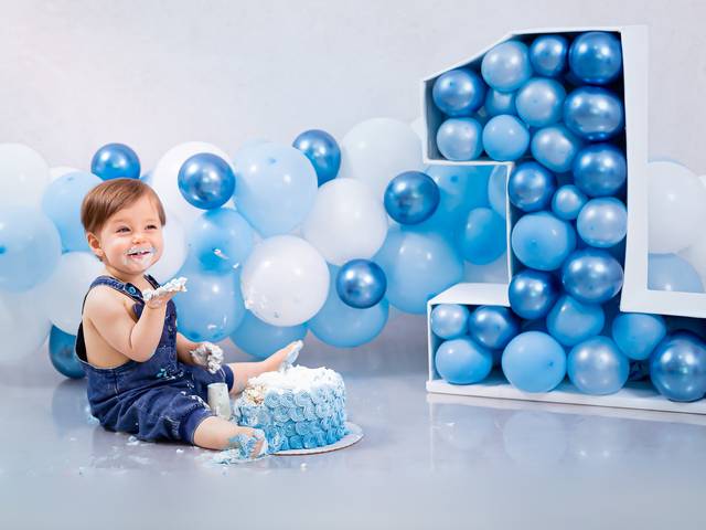 Smash the cake ou fruit de 1 aninho do João