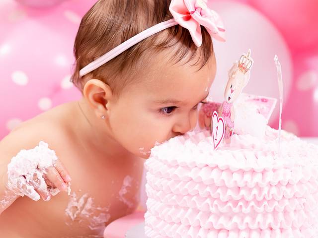 Smash the cake ou fruit de Lis em seu 1 aninho