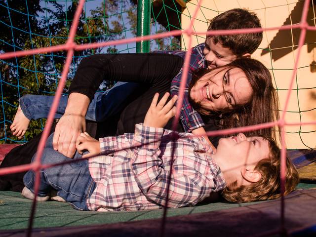 Família de Mônica, Lucas e Miguel