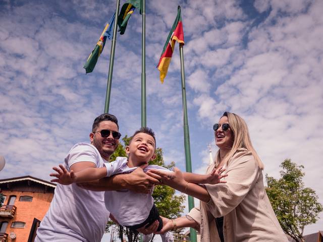 Família de Suellyn, Dudu e Tom