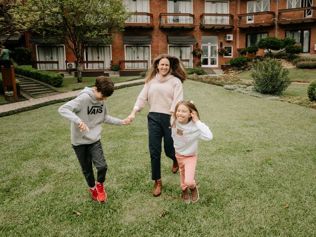 Família de Gisele, João e Gabi