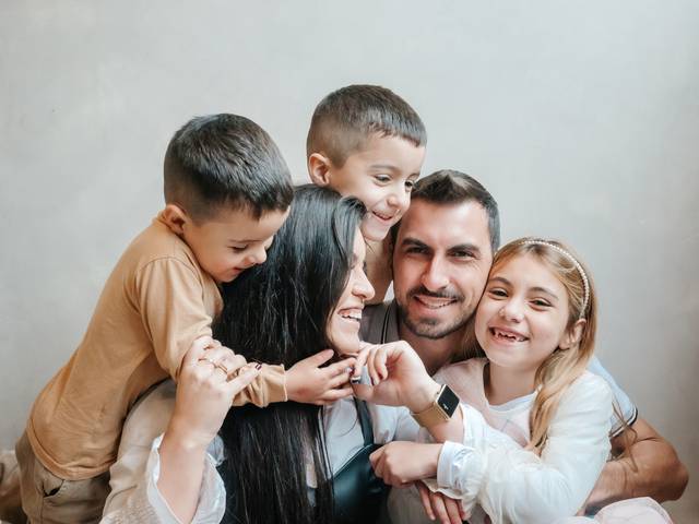 Estúdio de Camila + Douglas: Angelina, Benício e Joaquim