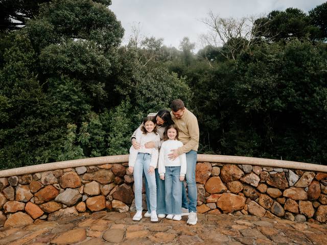 Família de Lu, Diego, Alice e Giovana