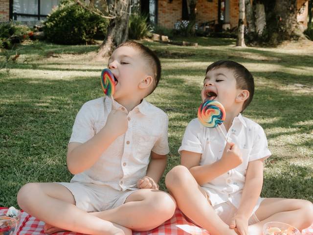 Família de Otávio e Théo