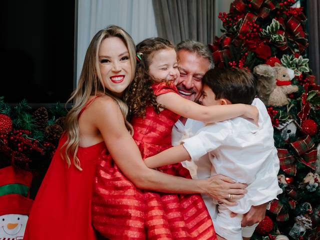 Família de Natal da Família Lopes