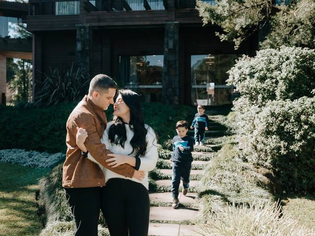 Família de Willy, Naara, Levi e Lucas