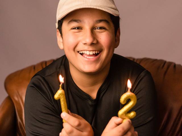 Estúdio de 12 anos do Samuel