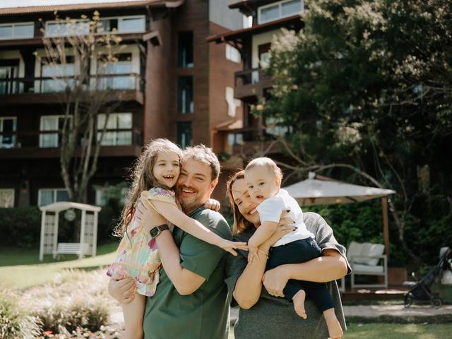 Família de Daisy, Marcelo, Marcela e Mathias