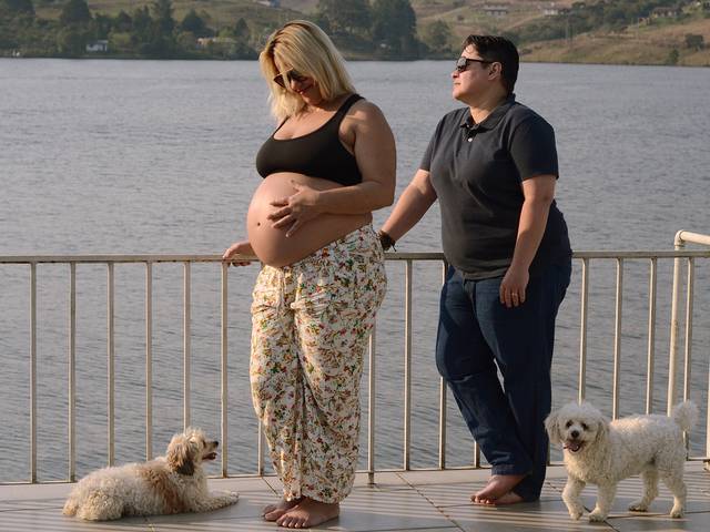 Gestante de À espera de Enrico