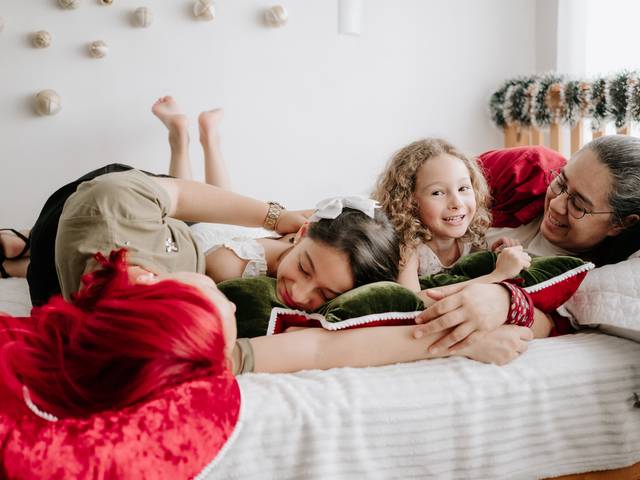 Estúdio de Natal da Ísis e da Gaia