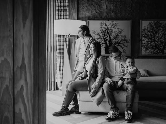 Família de Natal da Nicoly e Analua