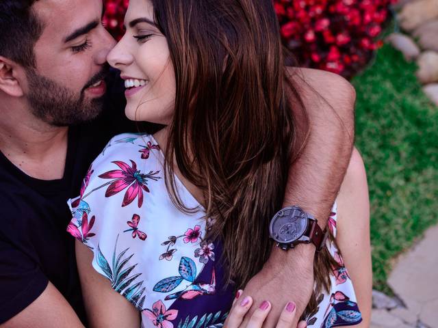 Ensaio de Thamyê Baseggio e Bruno Dutra