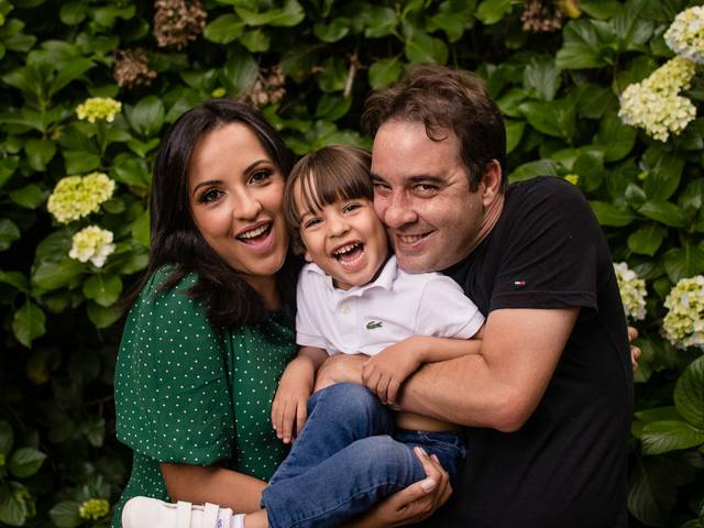 Família de Flaviane + Rodrigo = Luca