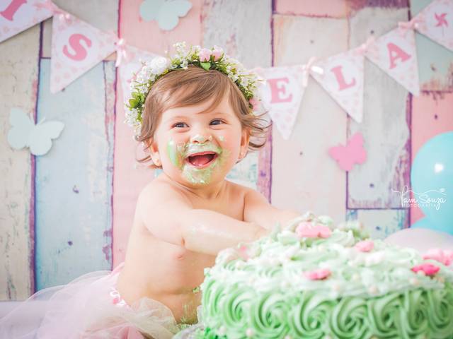 Cake Smash de Isabela 1 Ano