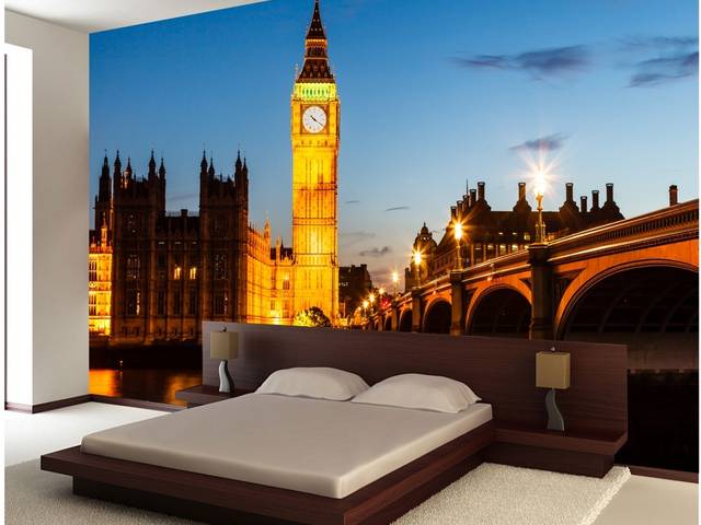 Papel de Parede de Papel De Parede Paisagens Cidades London Gigante Londres M60 colorido