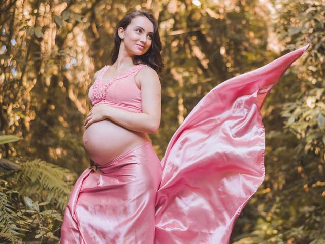 Ensaio Gestante de À Espera por Maria Fernanda