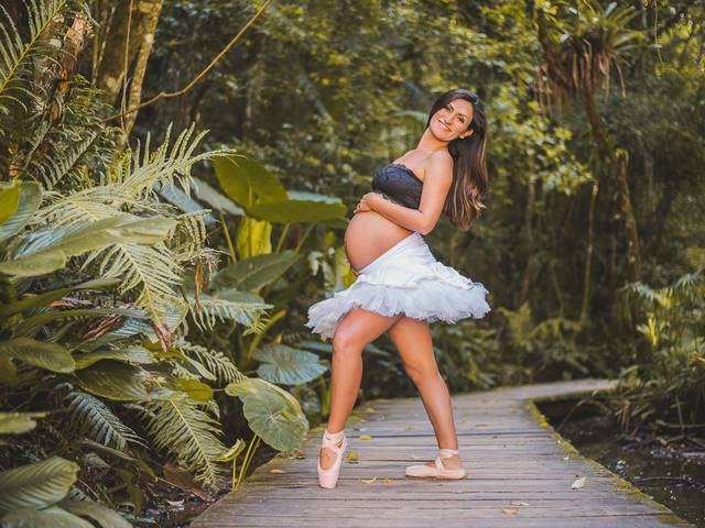 Ensaio Gestante de À Espera por Rebeca