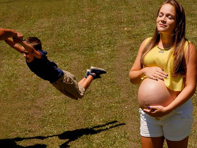 Família de Mari, Cristiano e Davi à espera de Vicente