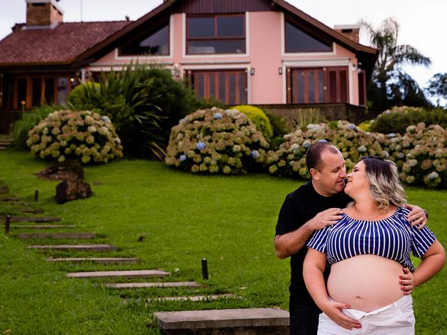 Família de À espera e chegada do Henrique