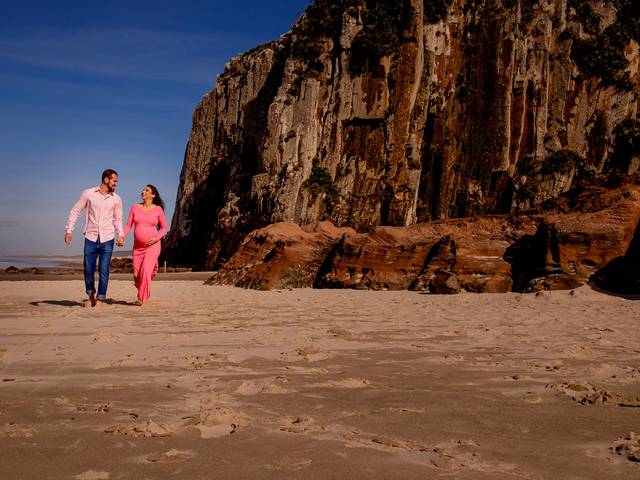 Família de Bruna, William e Mariah