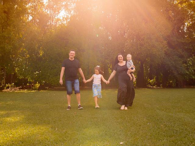 Família de Horacio, Mila, Duda e Vicente