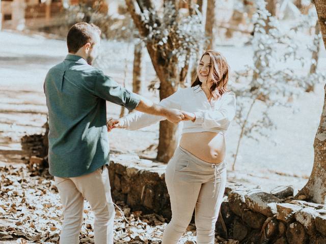 Família de Ensaio Gestante Stephanie e Vini