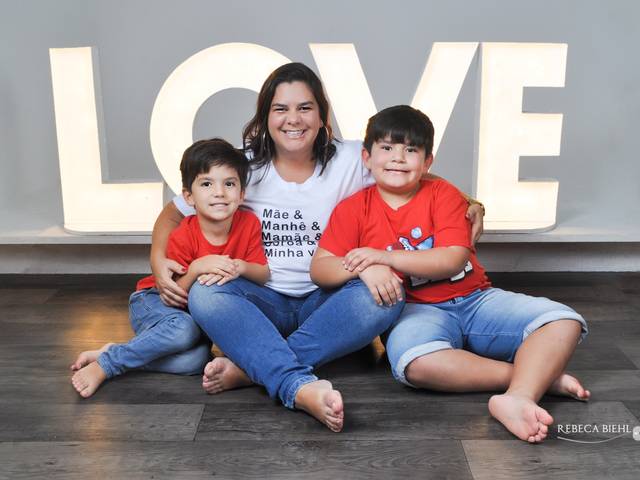Família de Larissa + Carlos Eduardo e Miguel