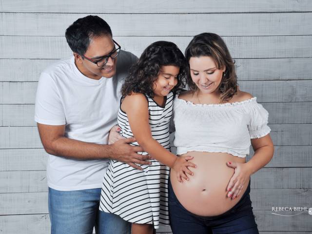 Gestante de Karine, Rodrigo e Martina ❤ Catarina
