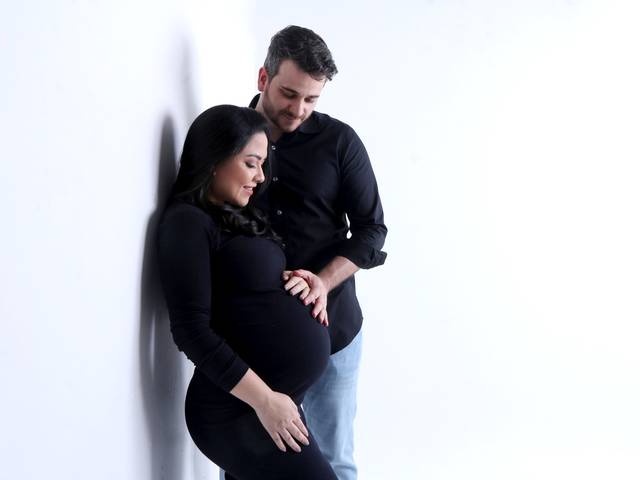 Gestante de Marina e Jeison à espera de Mason