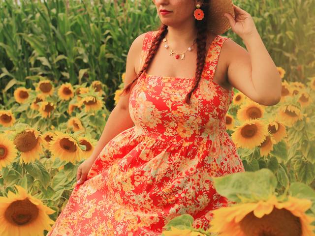 Portrait de girassois