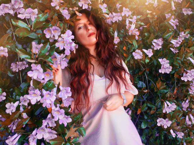 Portrait de Moral de flores 