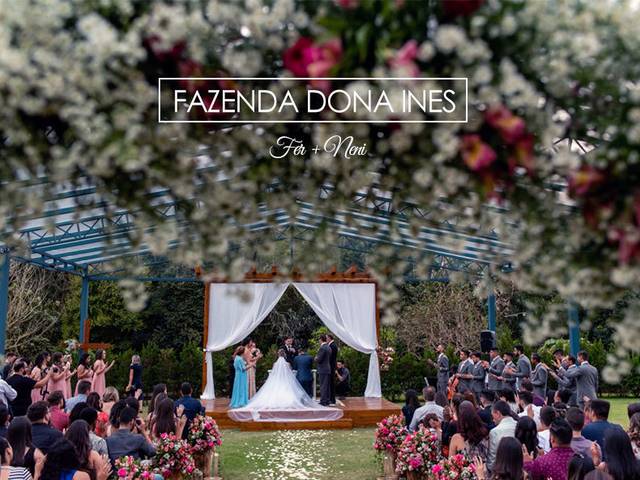 Casamentos de Fotografia de casamento na fazenda dona inês espaço para eventos e casamentos em itatiba - Fer e Neni